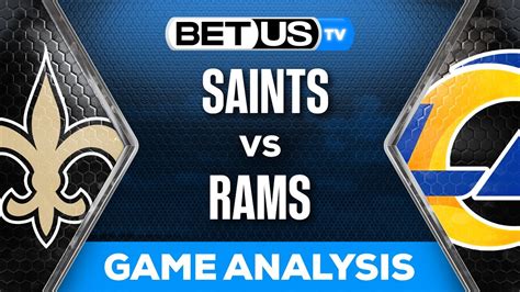 saints vs rams predictions
